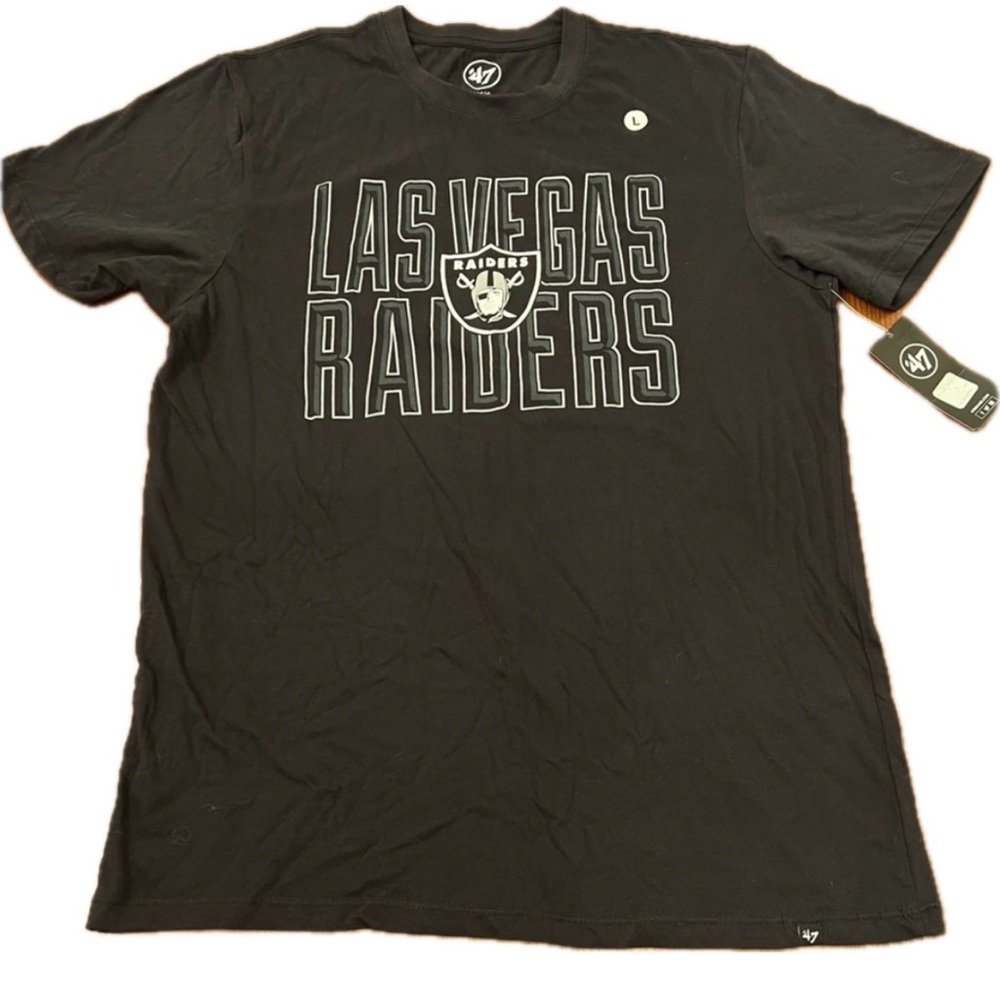 Las Vegas Raiders T-Shirt – ’47 Brand – Size Large – NWT